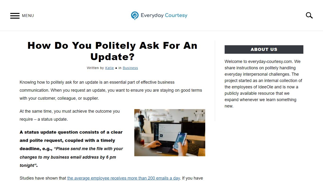 How Do You Politely Ask For An Update? - Everyday Courtesy